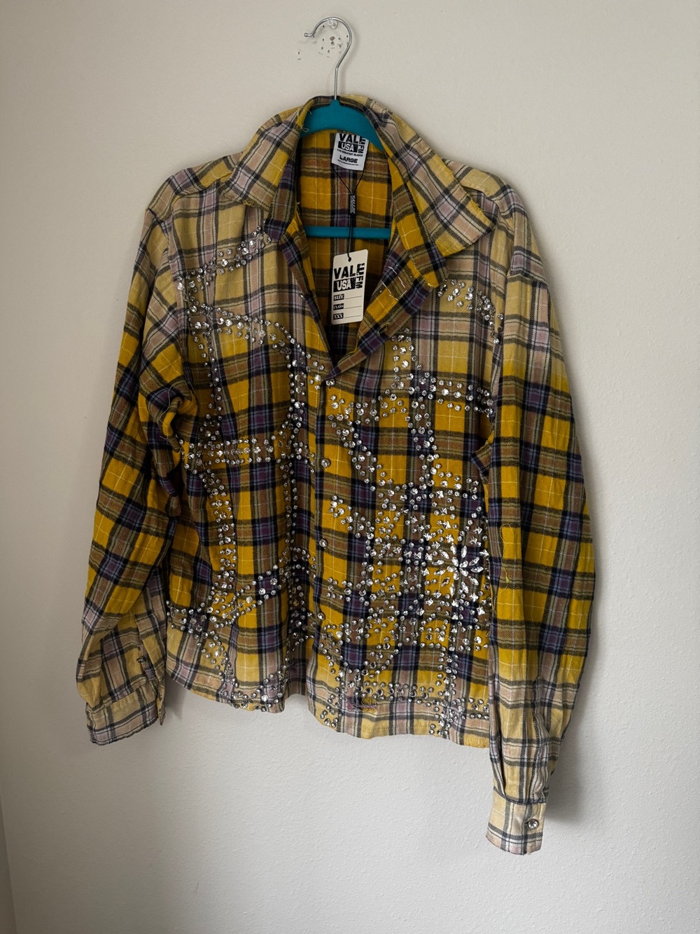 Yellow Plaid Vale Flannel Shirt